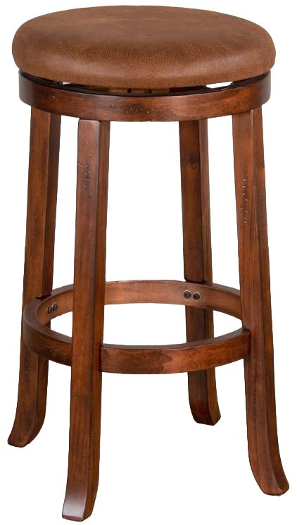 Walnut swivel 2024 bar stool