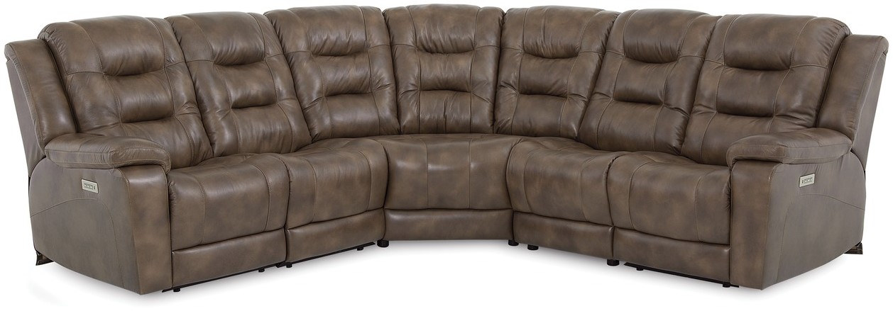 Palliser® Furniture Leighton 5-Piece Reclining Sectional Sofa Set
