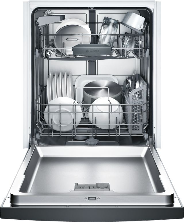 Bosch® 100 Series 24" Built In Dishwasher-Black-1