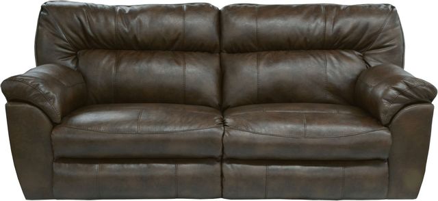 Catnapper® Nolan Godiva Extra Wide Reclining Sofa 0