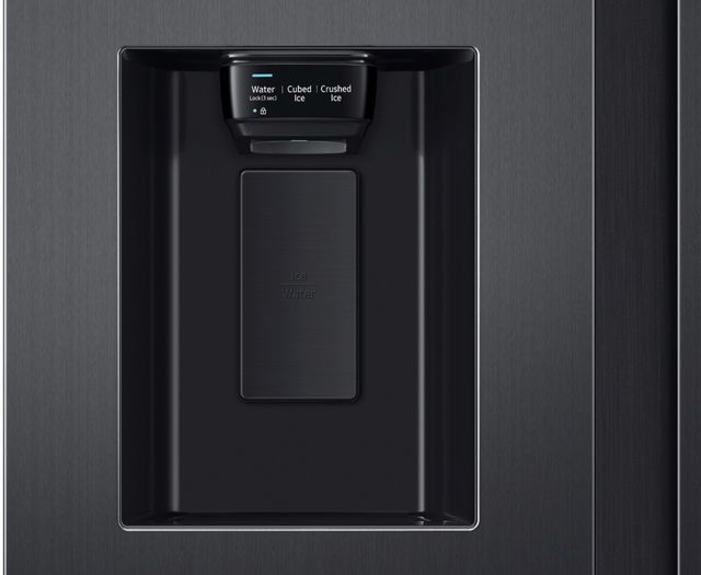 Samsung 21.5 Cu. Ft. Black Stainless Steel Counter Depth Side-by-Side Refrigerator-3