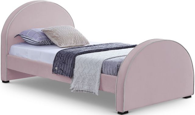 Meridian Furniture Brody Pink Twin Bed | Furnikoure, LLC | Kissimmee, FL