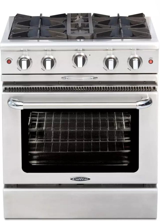 Capital Culinarian 30" Stainless Steel Free Standing Gas Range