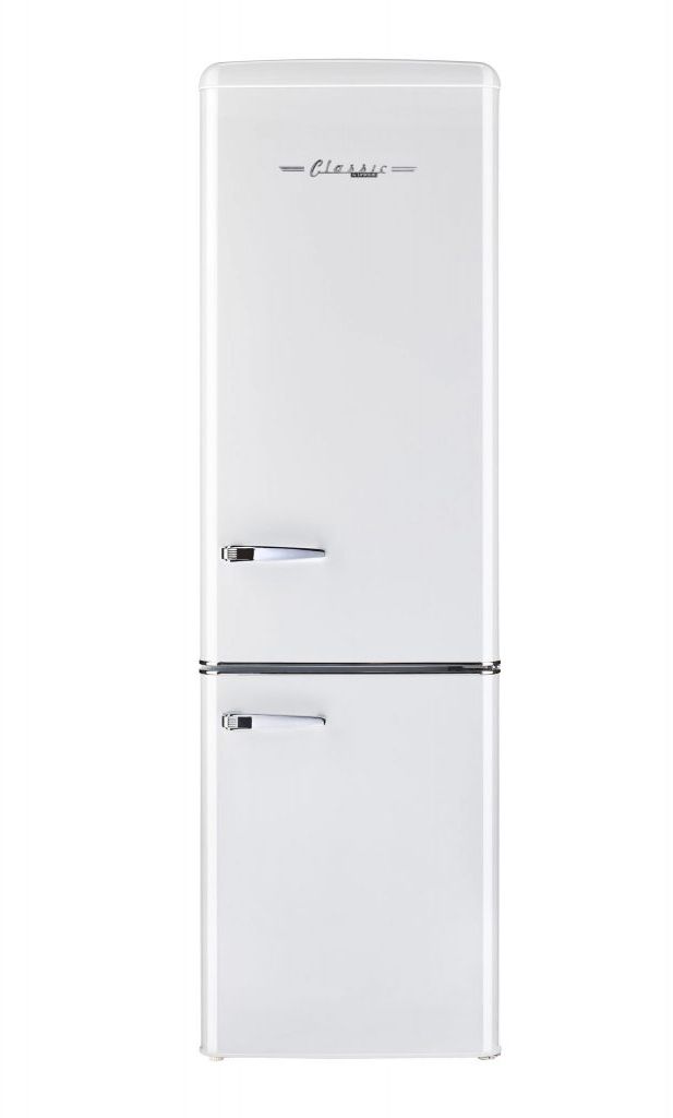 Unique® Appliances Classic Retro 9.0 Cu. Ft. Marshmallow White Counter Depth Freestanding Bottom Freezer Refrigerator