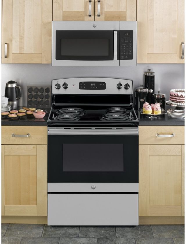 GE® 1.6 Cu. Ft. Stainless Steel Over The Range Microwave 25