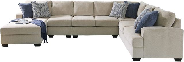 Ashley® Enola 4-Piece Sepia Sectional Set with Chaise 0