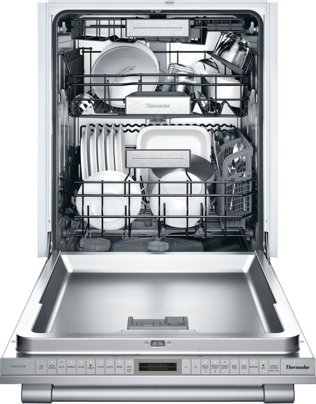 Thermador® Professional Star Sapphire® 24" Stainless Steel Built In Dishwasher 2