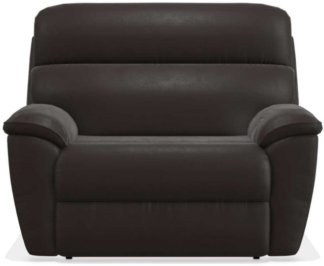 La-Z-Boy® Roman La-Z-Time® Power-Recline™ Grey Leather Reclining Chair-And-A-Half With Power Headrest 5