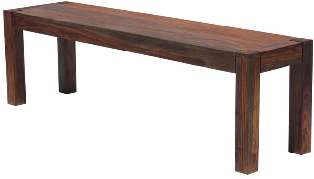 Coaster® Keats Warm Chestnut Rectangular Wooden Bench