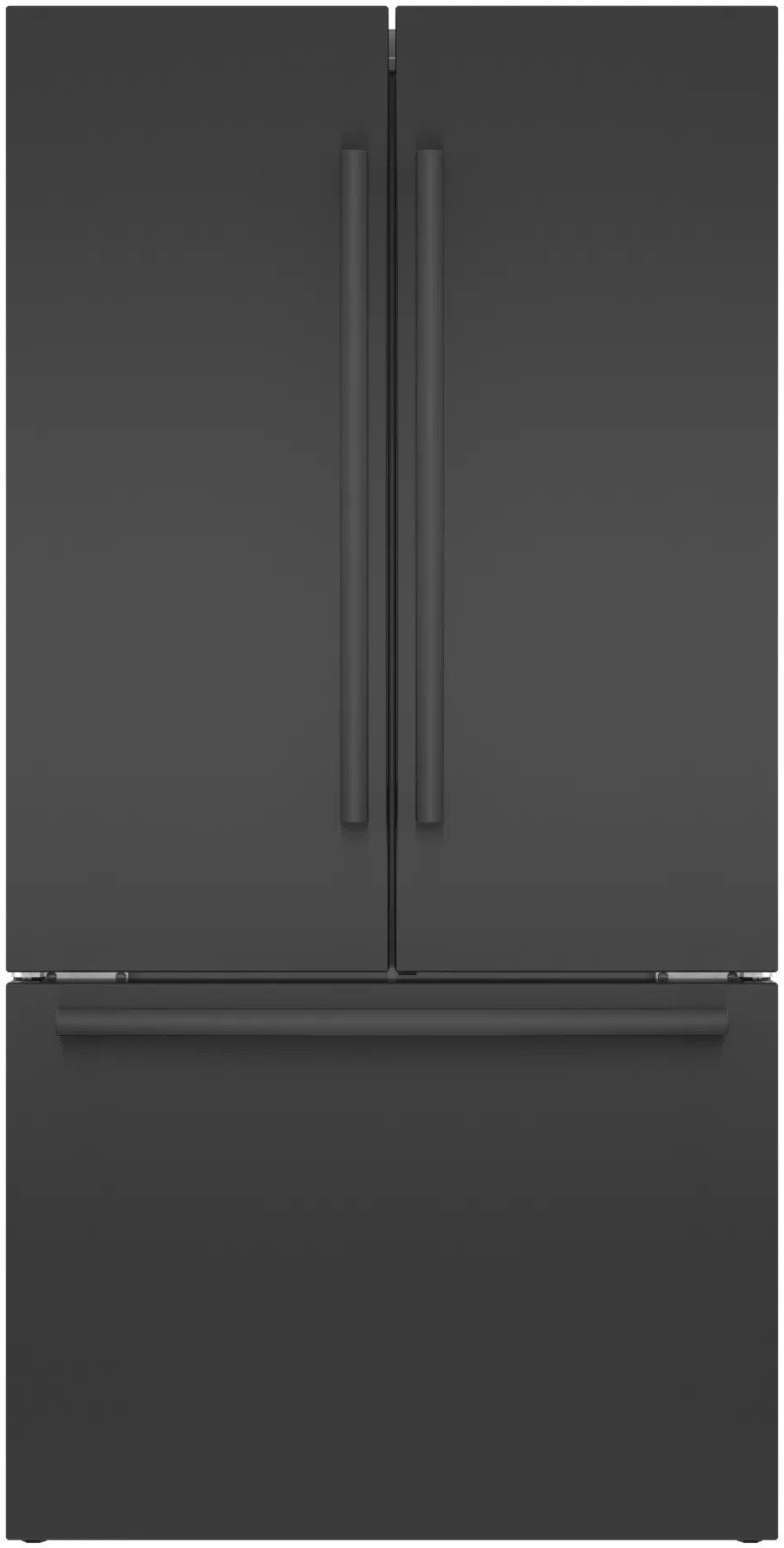 Bosch 800 Series 21.0 Cu. Ft. Black Stainless Steel Counter Depth French Door Refrigerator