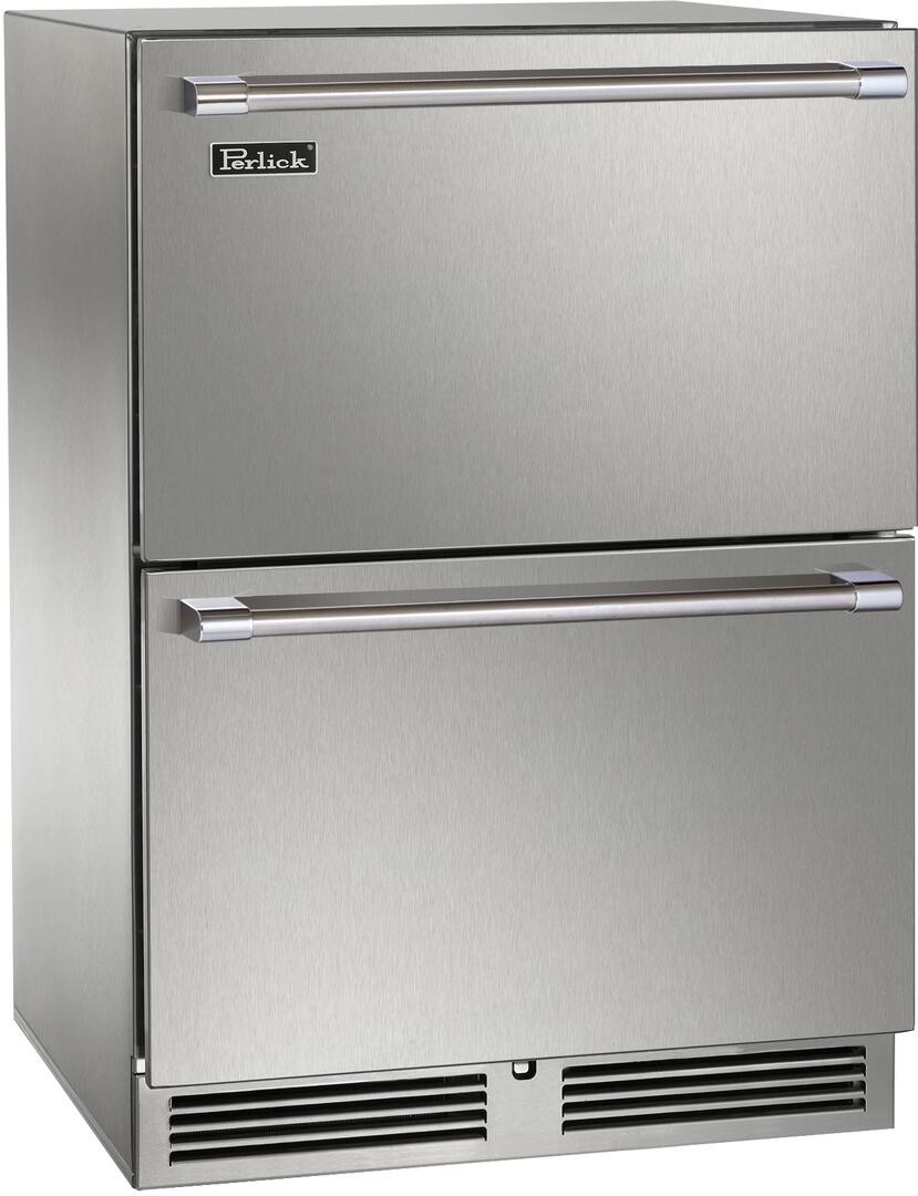 Perlick® Signature Series 5.2 Cu. Ft. Stainless Steel Refrigerator Drawer