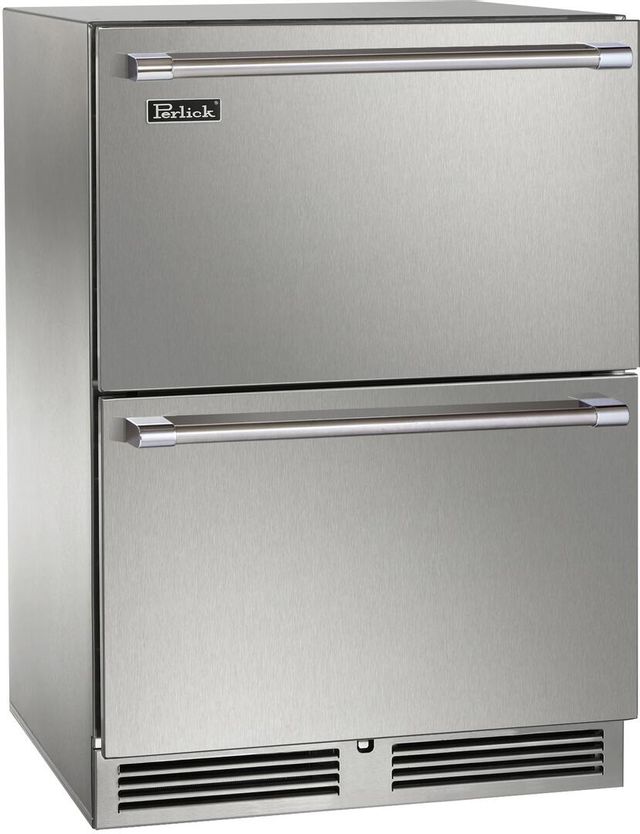 Perlick® Signature Series 5.2 Cu. Ft. Stainless Steel Refrigerator Drawers-0