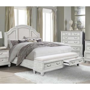 Avalon Furniture Nantucket Queen Upholstered Storage Bed