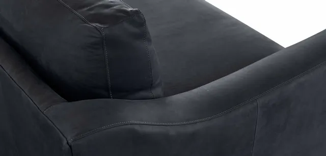 Phantom black Upholstery Leather –