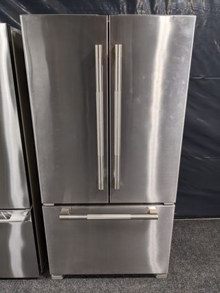 Jenn-Air® RISE™ 21.9 Cu. Ft. Stainless Steel Freestanding French Door Refrigerator