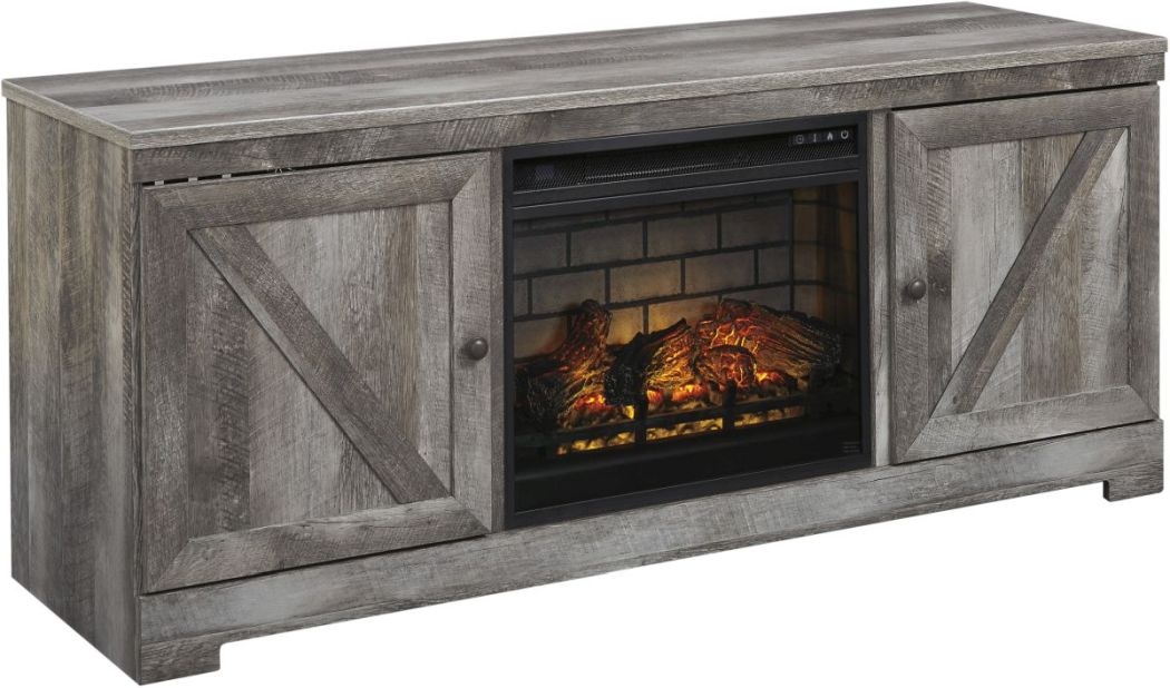 Signature Design by Ashley® Wynnlow Gray 63" TV Stand with Fireplace