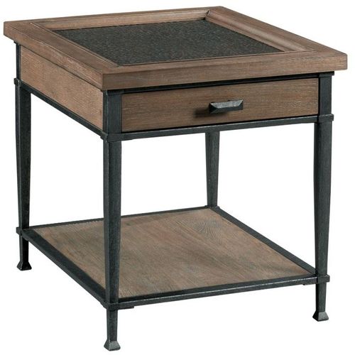 Hammary® Austin Medium Brown Rectangular Drawer End Table