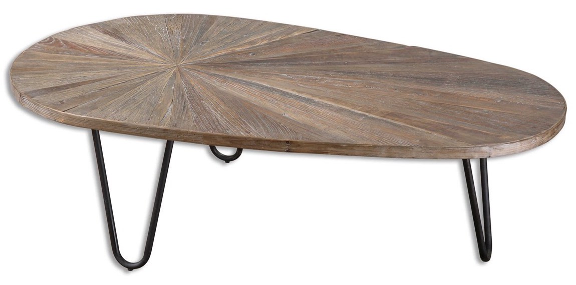 Uttermost Leveni Weathered Gray Coffee Table