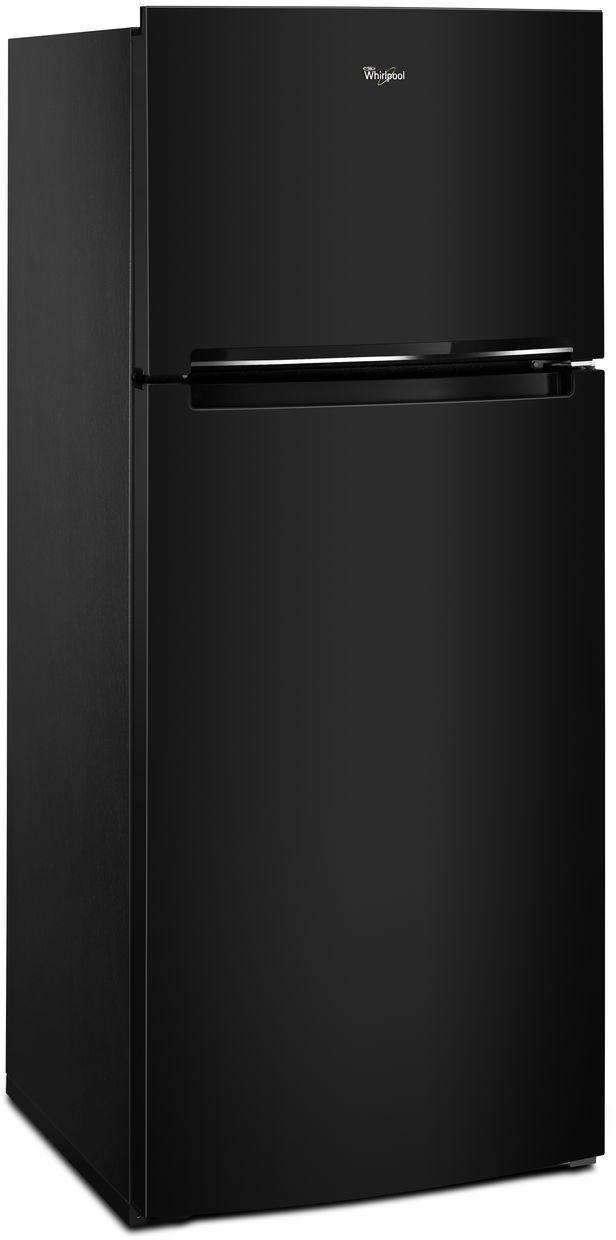 Réfrigérateur à congélateur supérieur de 28 po Whirlpool® de 17,6 pi³ - Noir 1