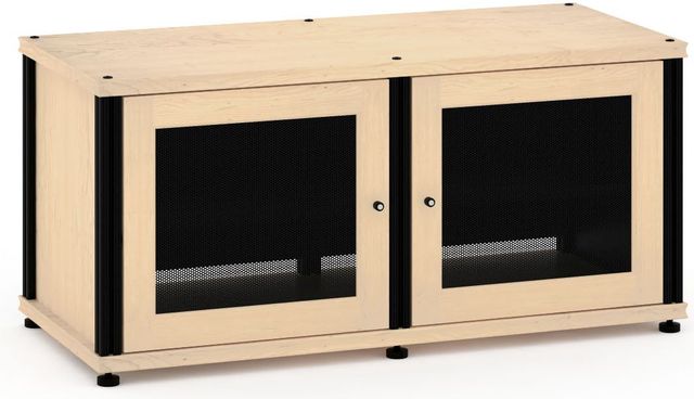 Salamander Designs® Synergy Model 221 AV Cabinet-Natural Maple/Black 3