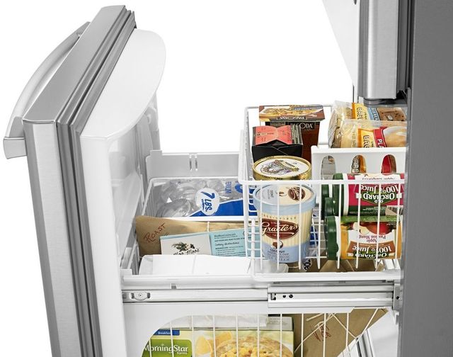 Réfrigérateur à congélateur inférieur de 29 po Amana® de 18,0 pi³ - Acier inoxydable 2