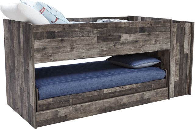 Derekson Multi Gray Twin Loft Bed 1
