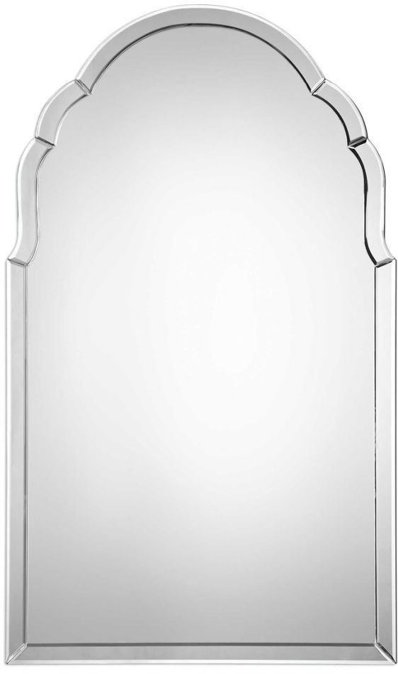 Uttermost® Brayden Frameless Arched Mirror-0