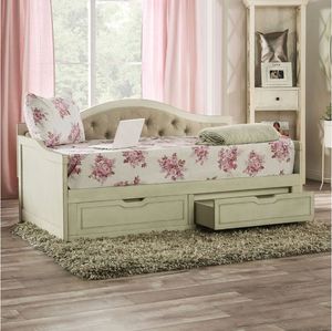 Furniture of America® Maureen Antique White Twin Daybed