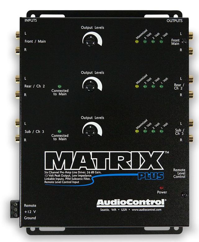 AudioControl® Matrix Plus 6 Channel Line Driver