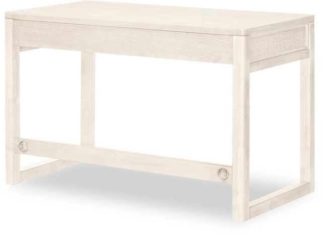 Home Furniture Outfitters Sawyer White Cane Desk-3