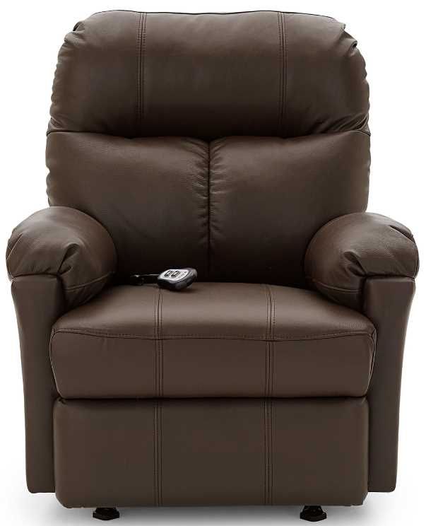 Best® Home Furnishings Picot Leather Power Space Saver® Recliner-2