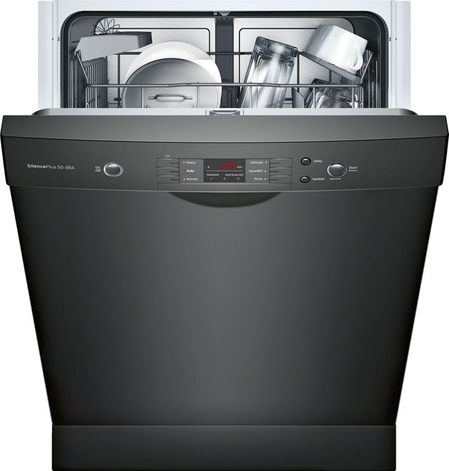 Bosch 100 Series 24" Built In Dishwasher-Black 2