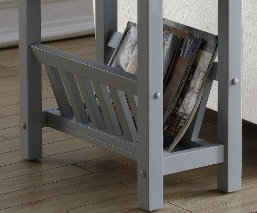 TEI Gray Chairside Table 1
