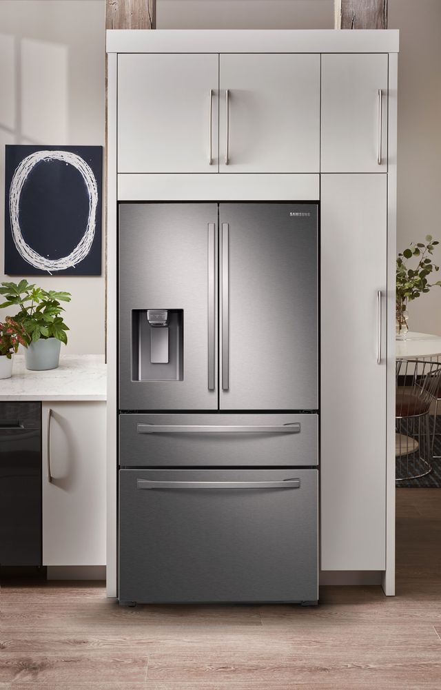 Samsung 22.6 Cu. Ft. Fingerprint Resistant Stainless Steel Counter Depth French Door Refrigerator 9