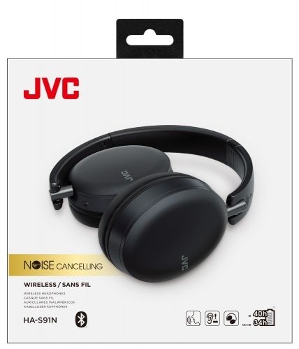 JVC Black Wireless Over-Ear Noise Cancelling Headphone 8