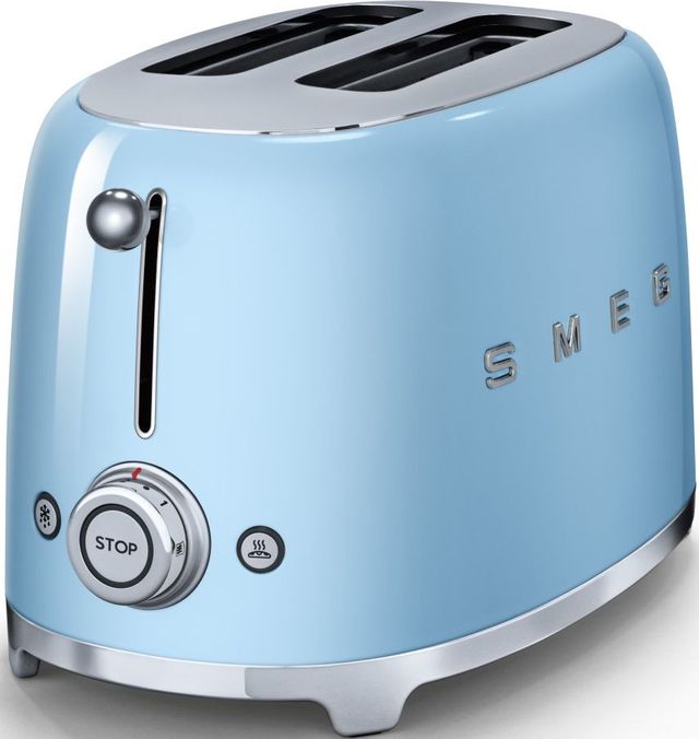 Smeg 50's Retro Style 2 Slice Toaster-Pastel Blue