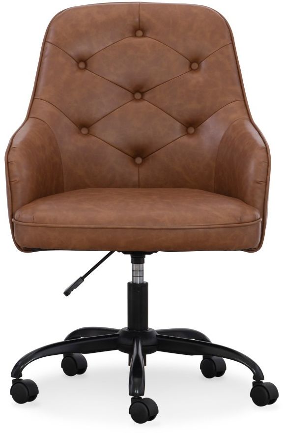 Home Furniture Outfitters Sawyer Cognac Task Chair-2