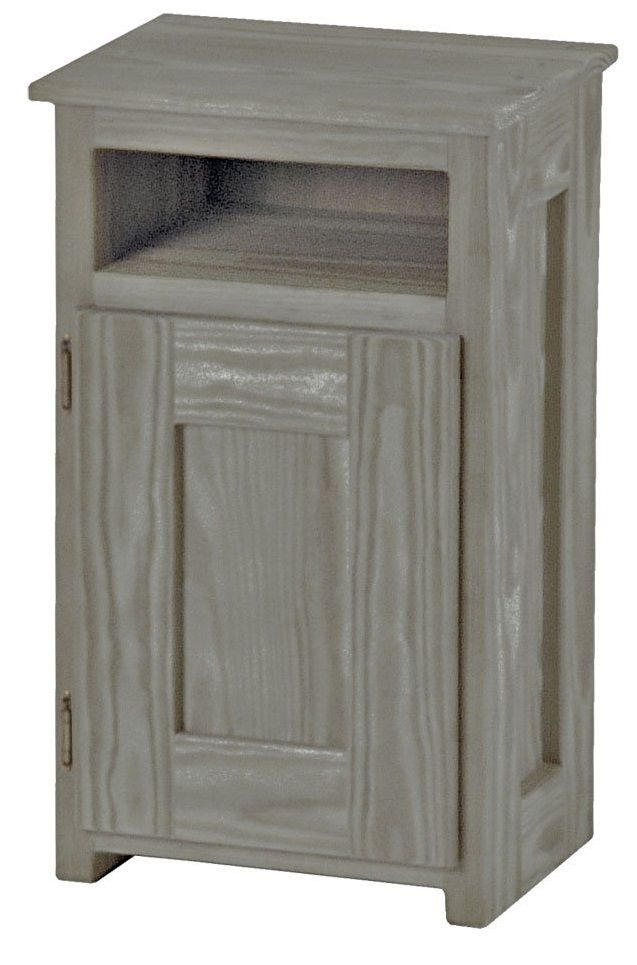 Crate Designs™ Furniture Classic Left Side Hinge Door Petite Nightstand 5