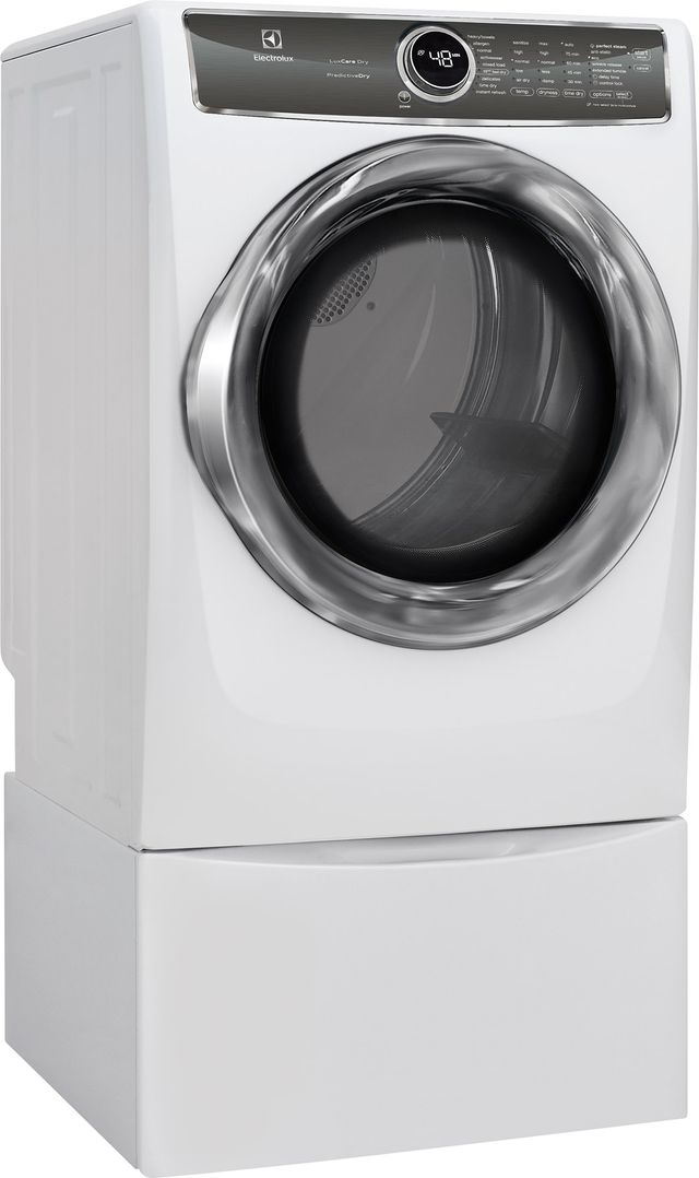 Electrolux Laundry 8.0 Cu. Ft. Island White Front Load Electric Dryer 5