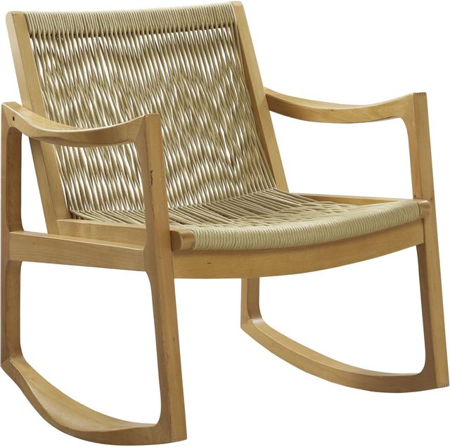 Powell® Jeno Natural Woven Rocking Chair-0
