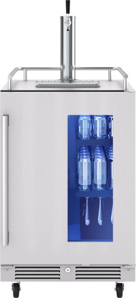 Zephyr Presrv™ 24" Stainless Steel Kegerator & Beverage Cooler-3