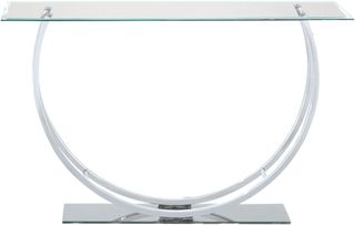 Coaster® Chrome U-Shaped Sofa Table