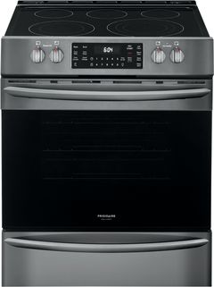 Frigidaire Gallery® 30" Black Stainless Steel Free Standing Electric Range with Air Fry