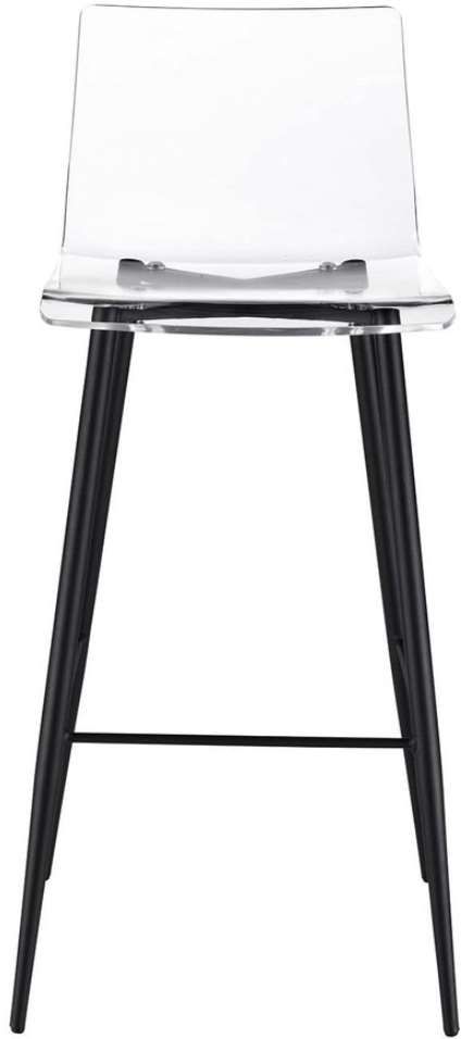 Progressive® Furniture A La Carte Black/Clear 39" Bar Stool-1