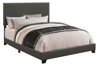 Coaster® Boyd Charcoal King Upholstered Bed