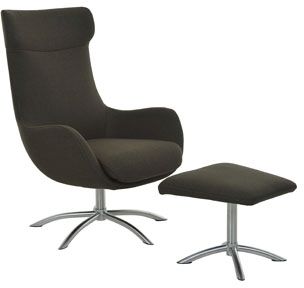 Fjords® Norsk Skagen Grey High Back Swivel Chair