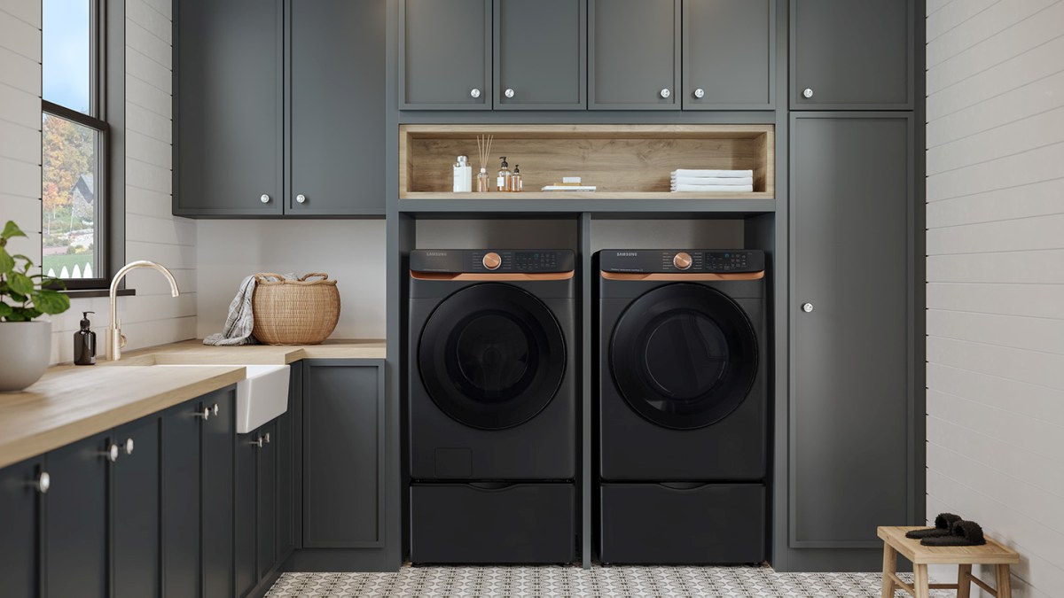 Samsung washer and dryer 2024 rose gold