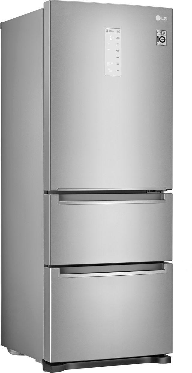 Réfrigérateur à congélateur inférieur de 26 po LG® de 11,7 pi³ - Acier noble 1