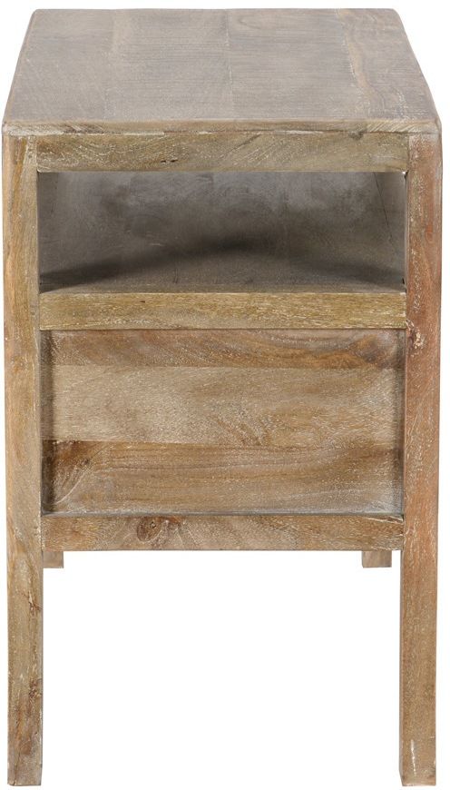 Classic Home Francesca Vintage Taupe Nightstand-2