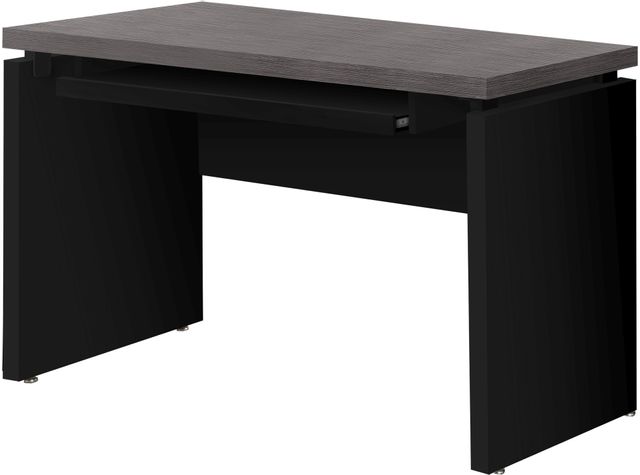 Monarch Specialties Inc. 48"L Black with Grey Top Computer Desk